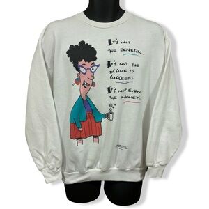 Vintage 90s Novelty Work Crewneck Sweatshirt